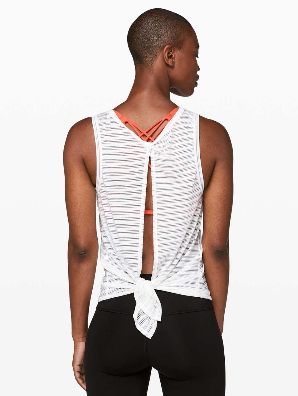 Lululemon Meet Halfway Tank *Striped White
